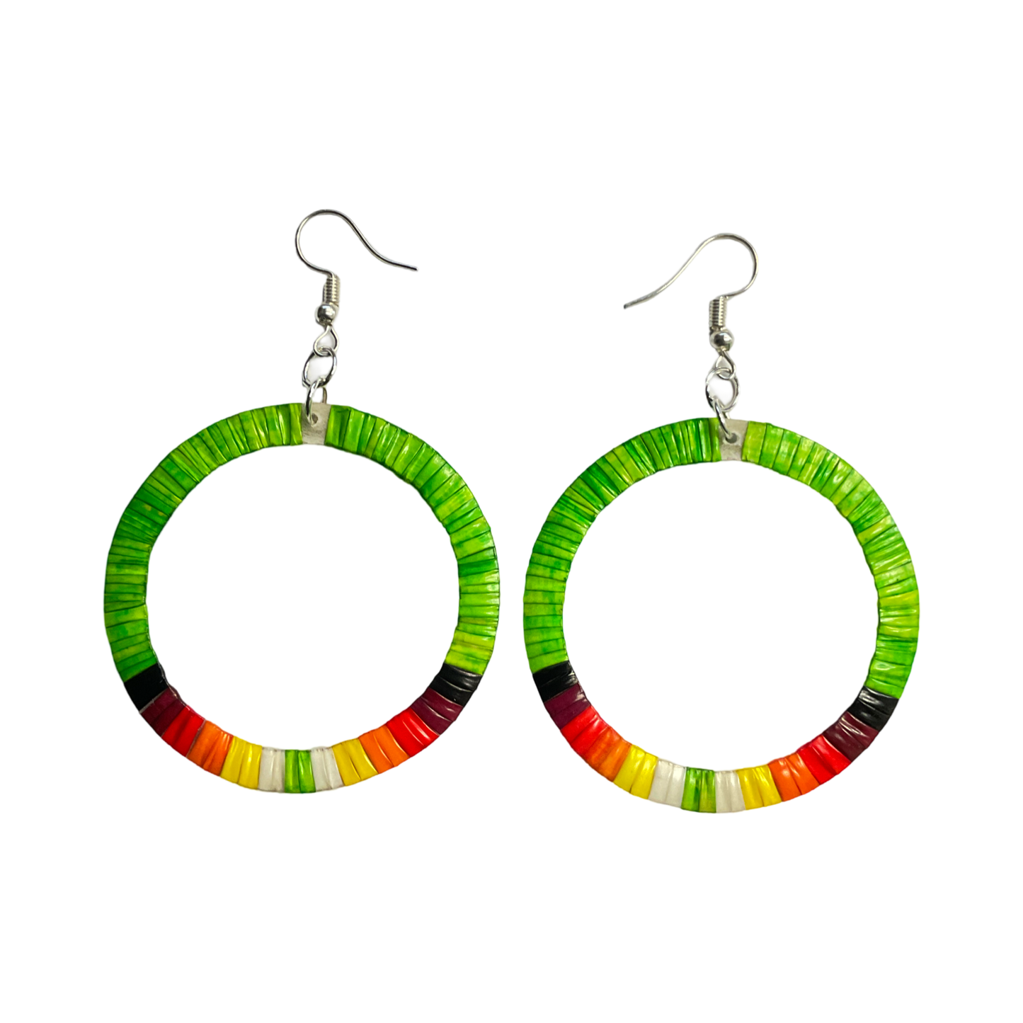 AP 2" Quill Circle Earrings