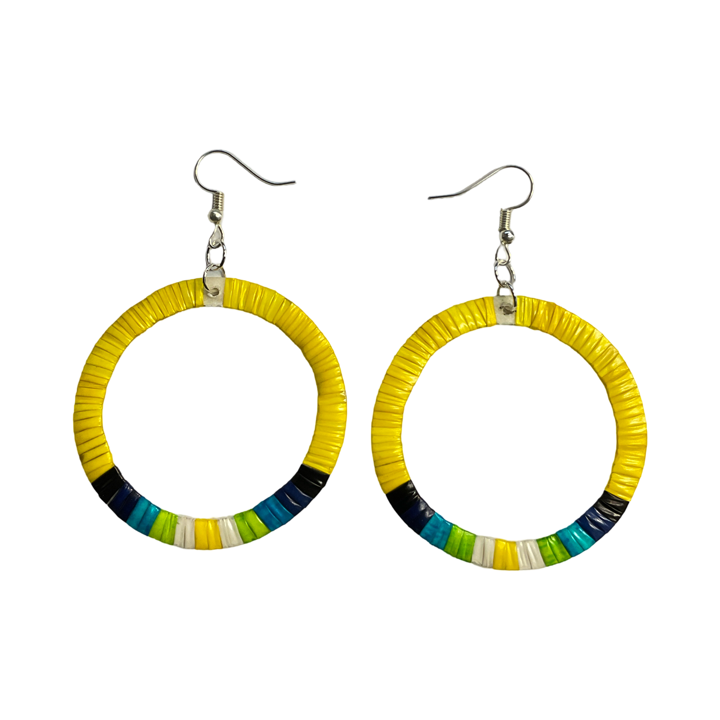 AP 2" Quill Circle Earrings