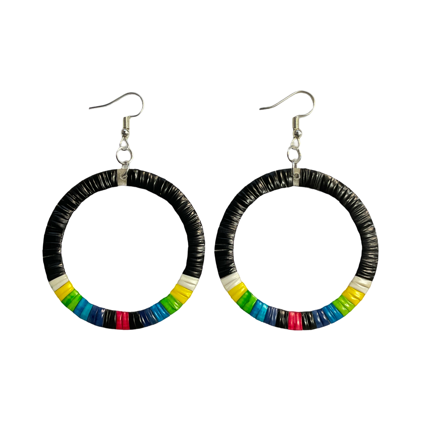 AP 2" Quill Circle Earrings