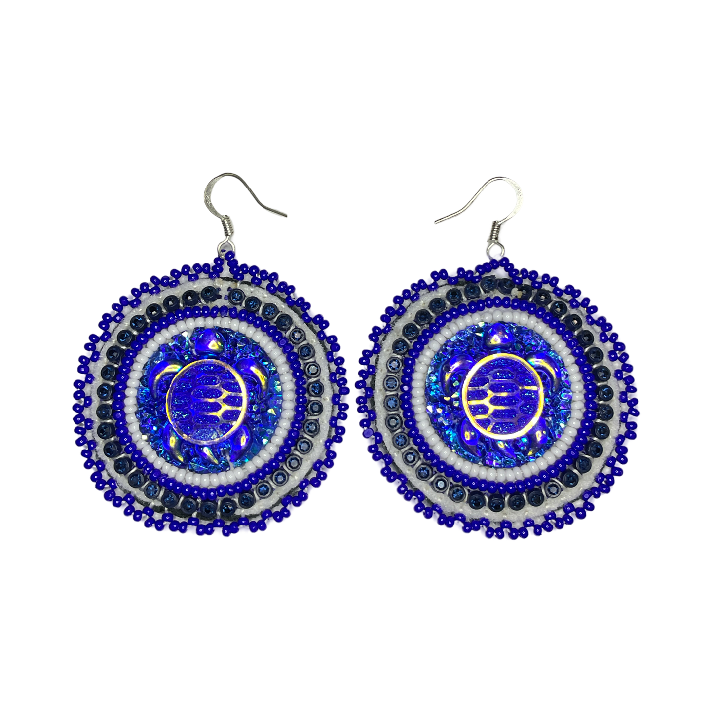 CNH Beaded Circle Earrings