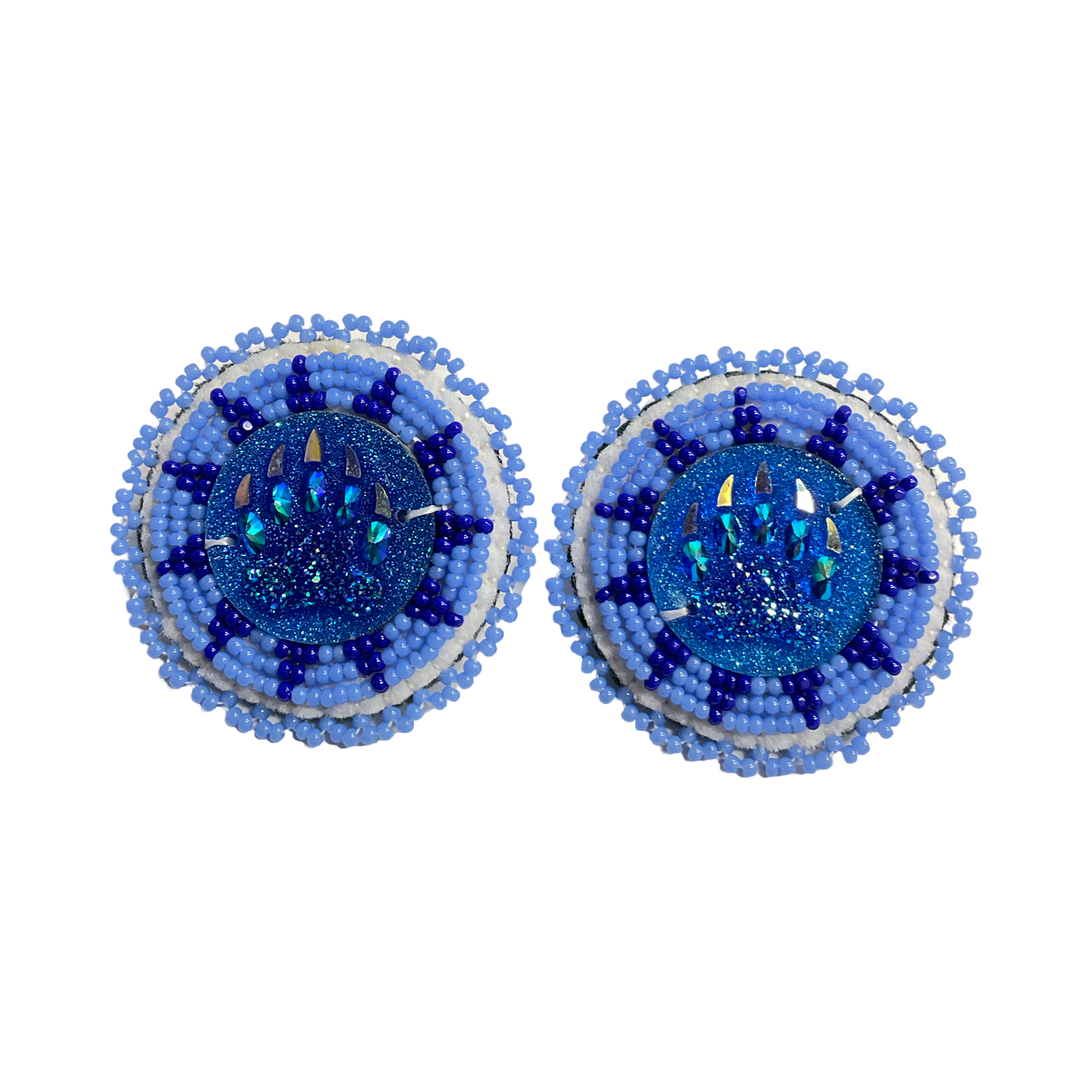 CNH Beaded Circle Earrings