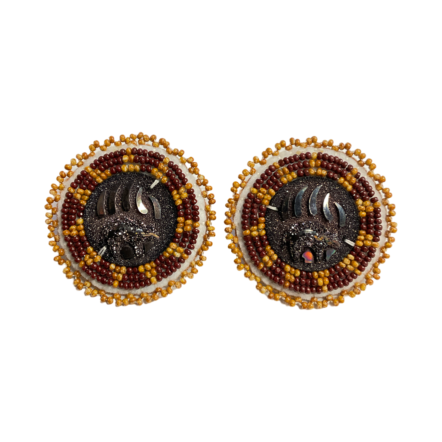 CNH Beaded Circle Earrings