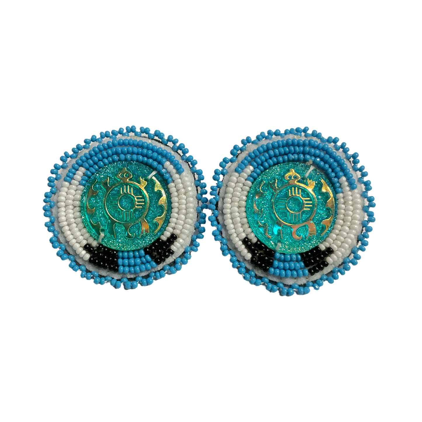 CNH Beaded Circle Earrings