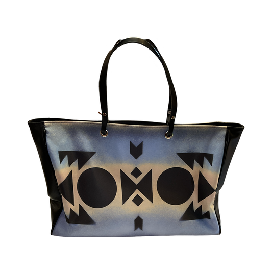 Liv Artfully Satin Leather Tote