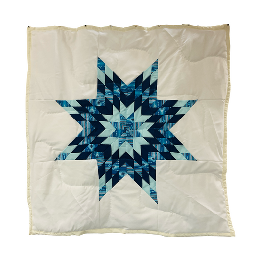 KHP Navy Blue Baby Star Quilt