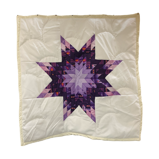 KHP Purple Baby Star Quilt