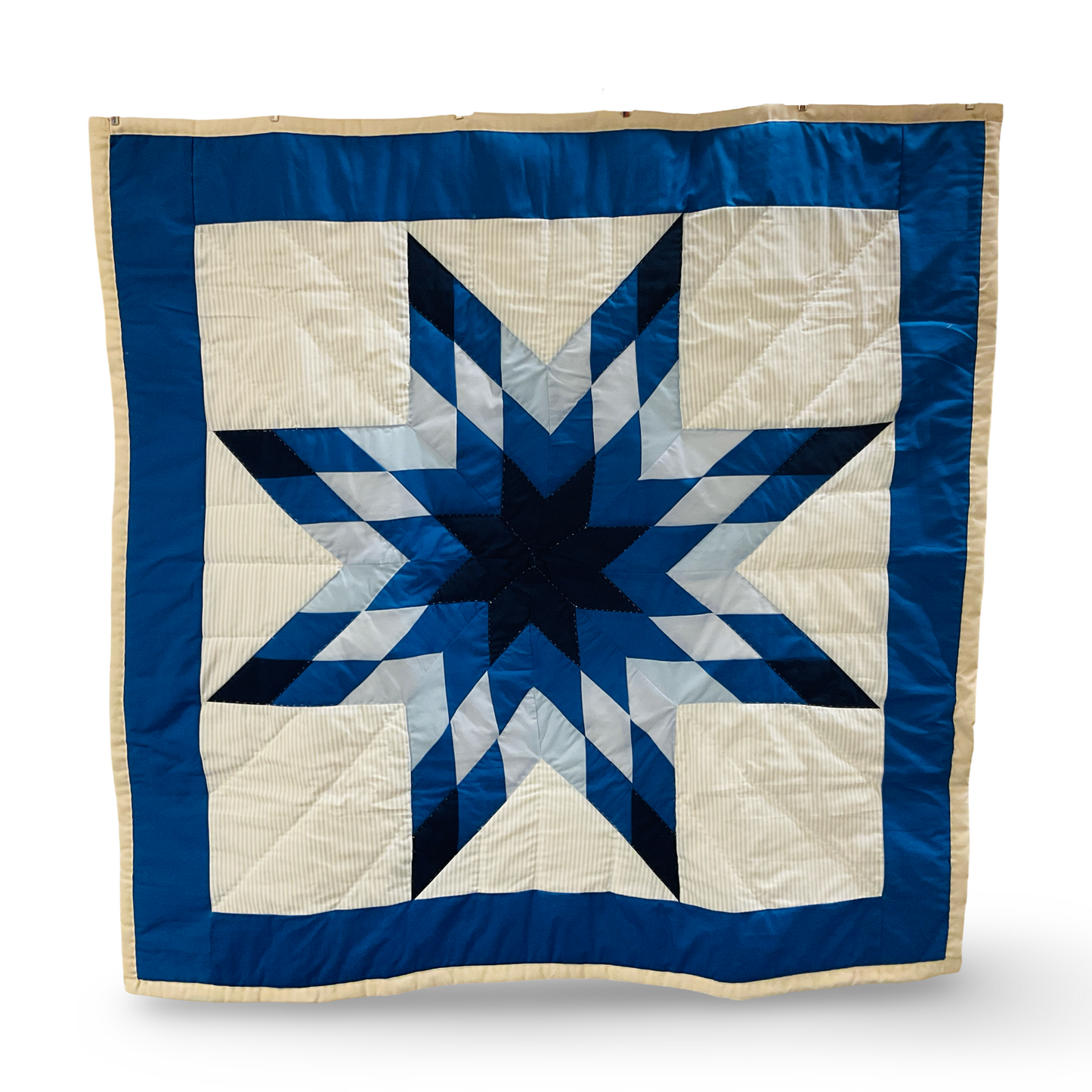 LZ Blue Baby Star Quilt
