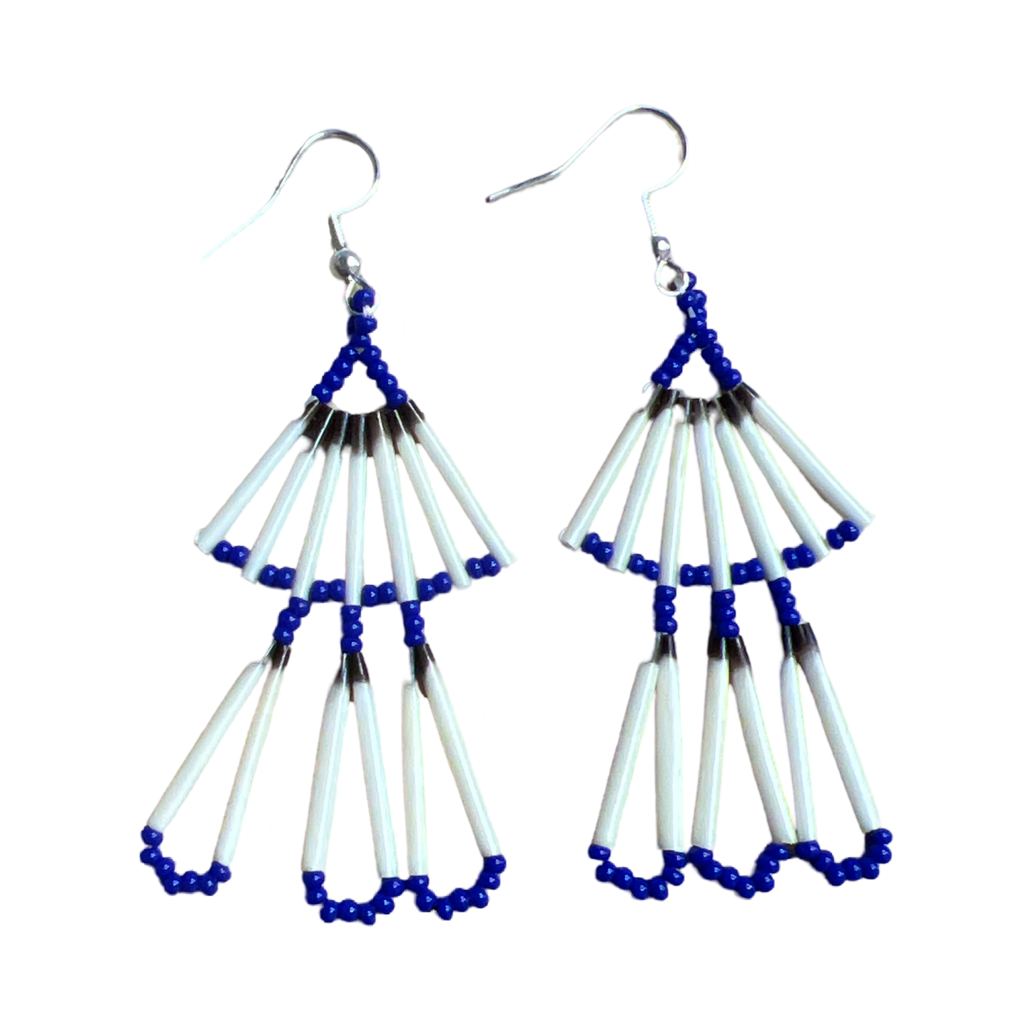 MRC Bead and Quill Earrings