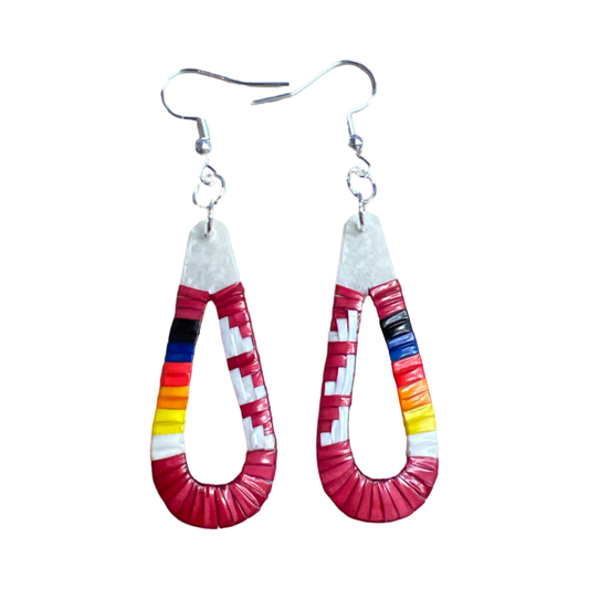 MRC Tear Drop Quill Earrings
