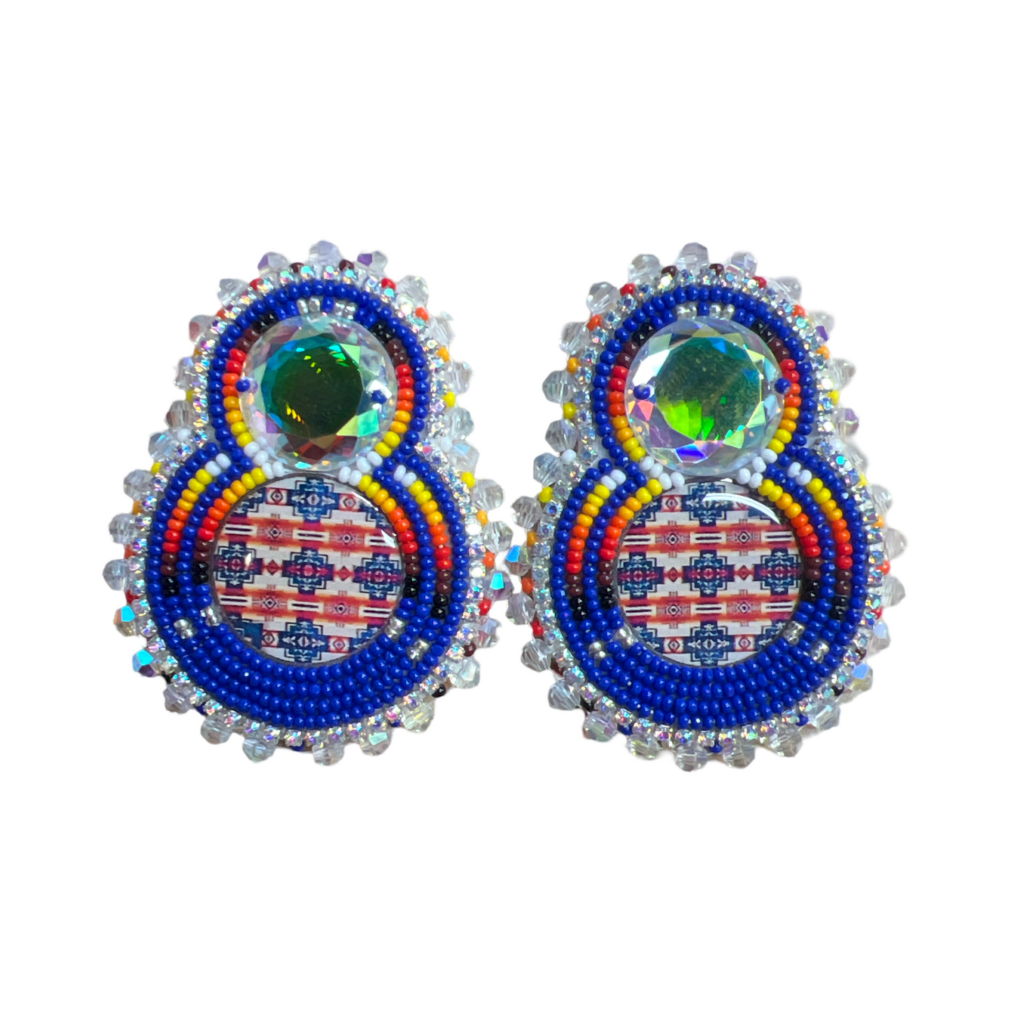 BBB Beaded Cab Earrings