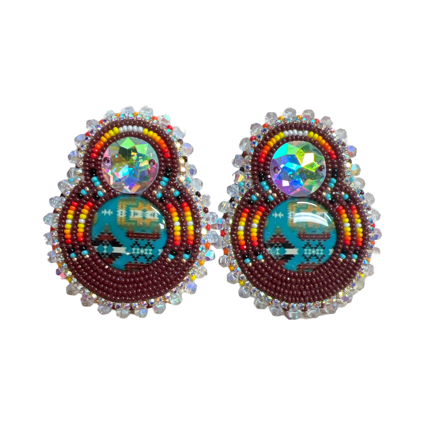 BBB Beaded Cab Earrings