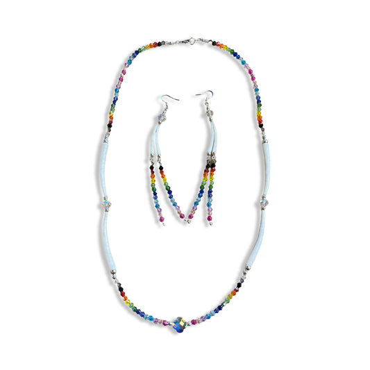 MH Dentalium Necklace/Earring Set