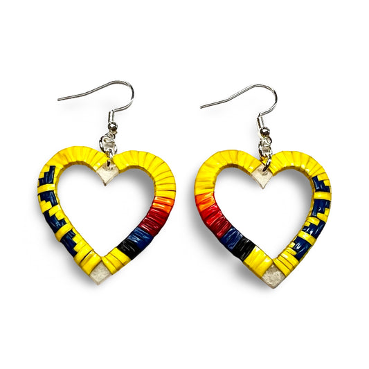 EL Quill Heart Earrings