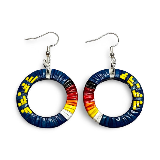 EL Quill Circle Earrings