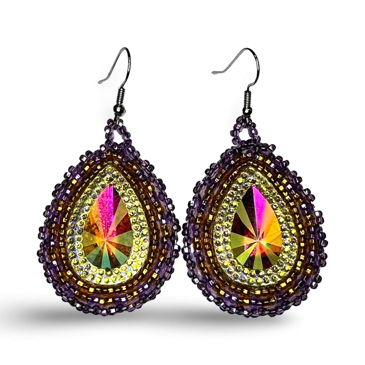 ABE 2" Beaded Earrings