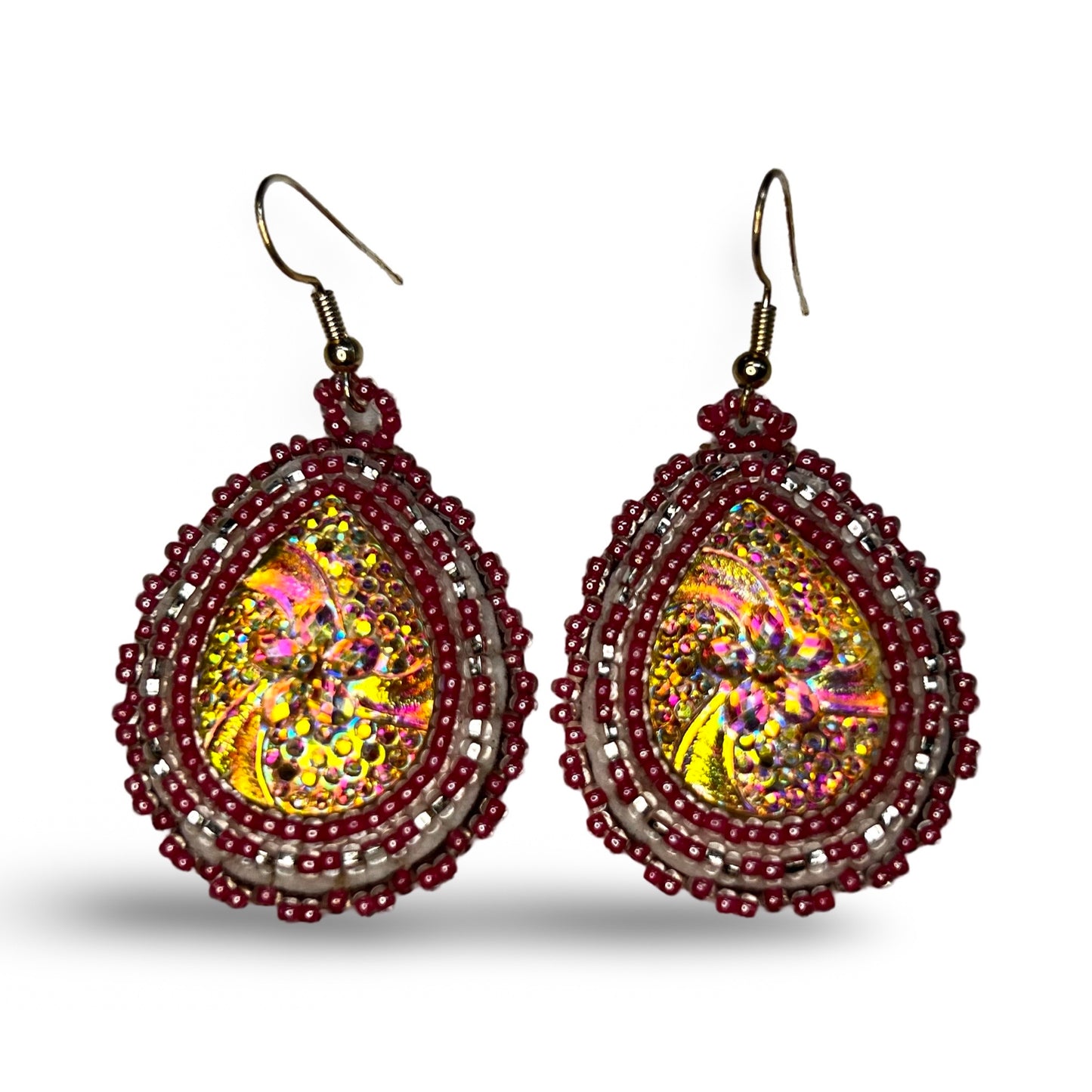 ABE 2" Beaded Earrings