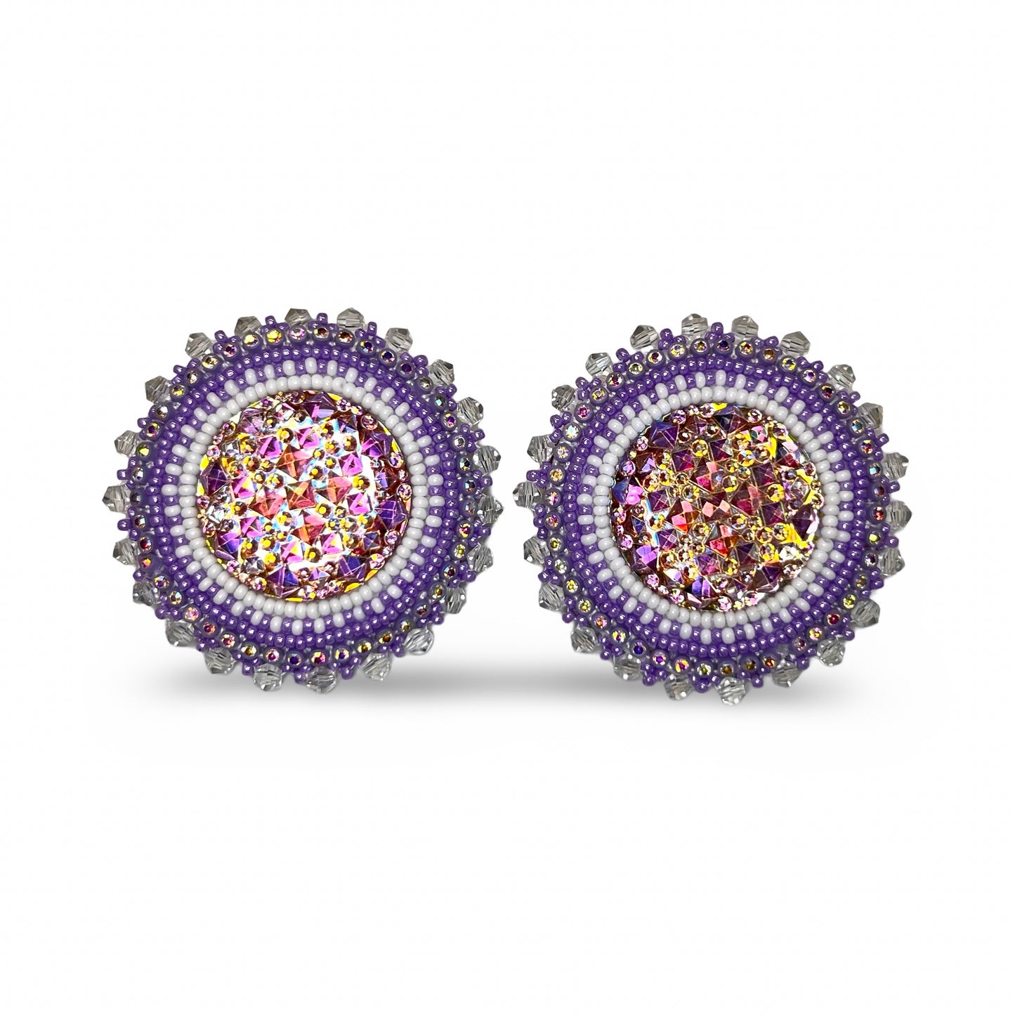 ABE Beaded Cab Earrings