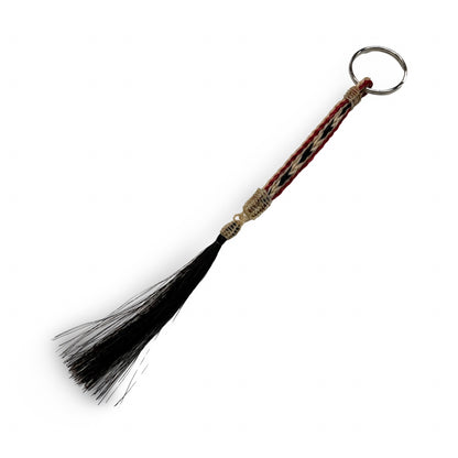 LLW Flat Horse Hair Keychain