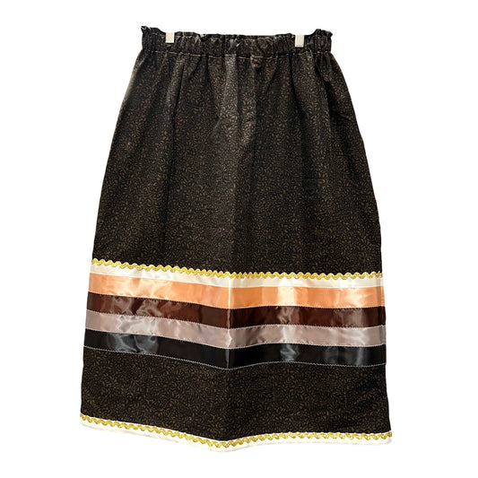 ST Brown Ribbon Skirt