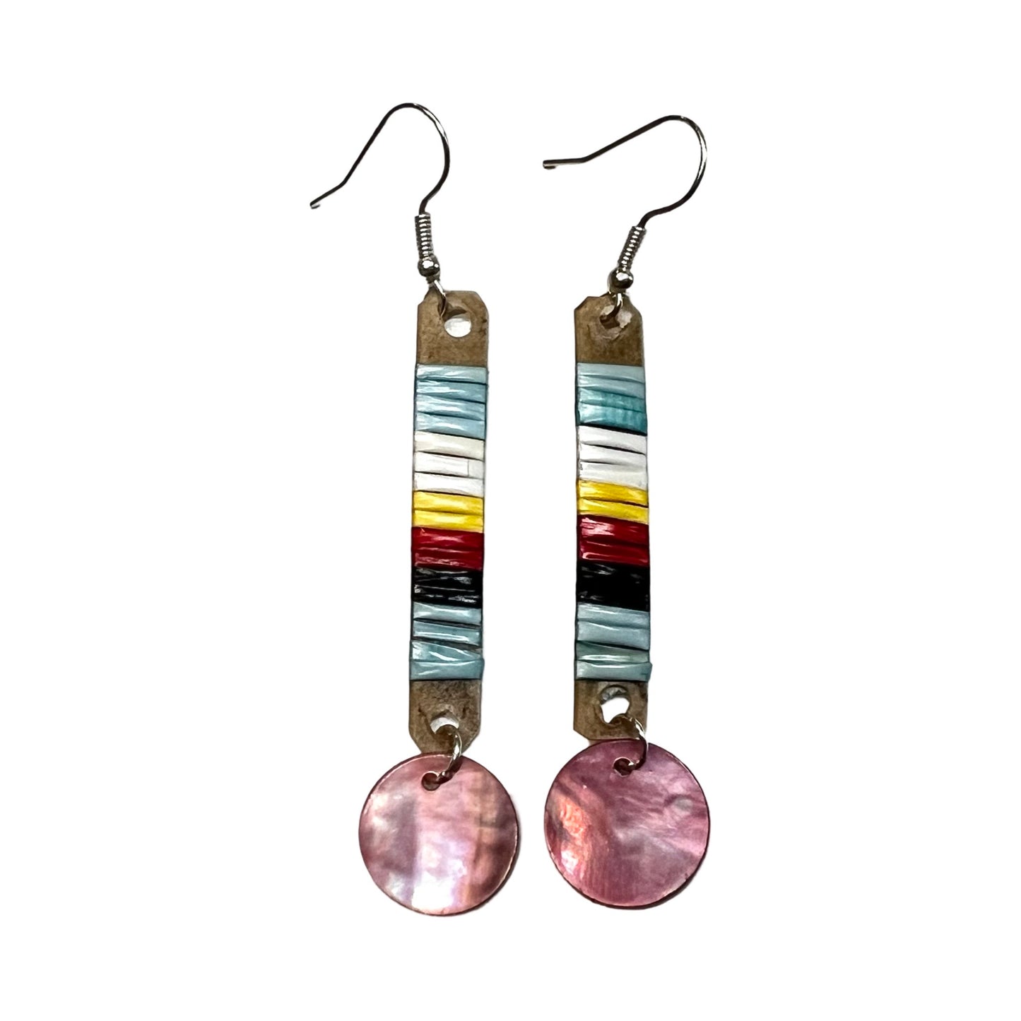 TRC Quill & Mini Abalone Earrings