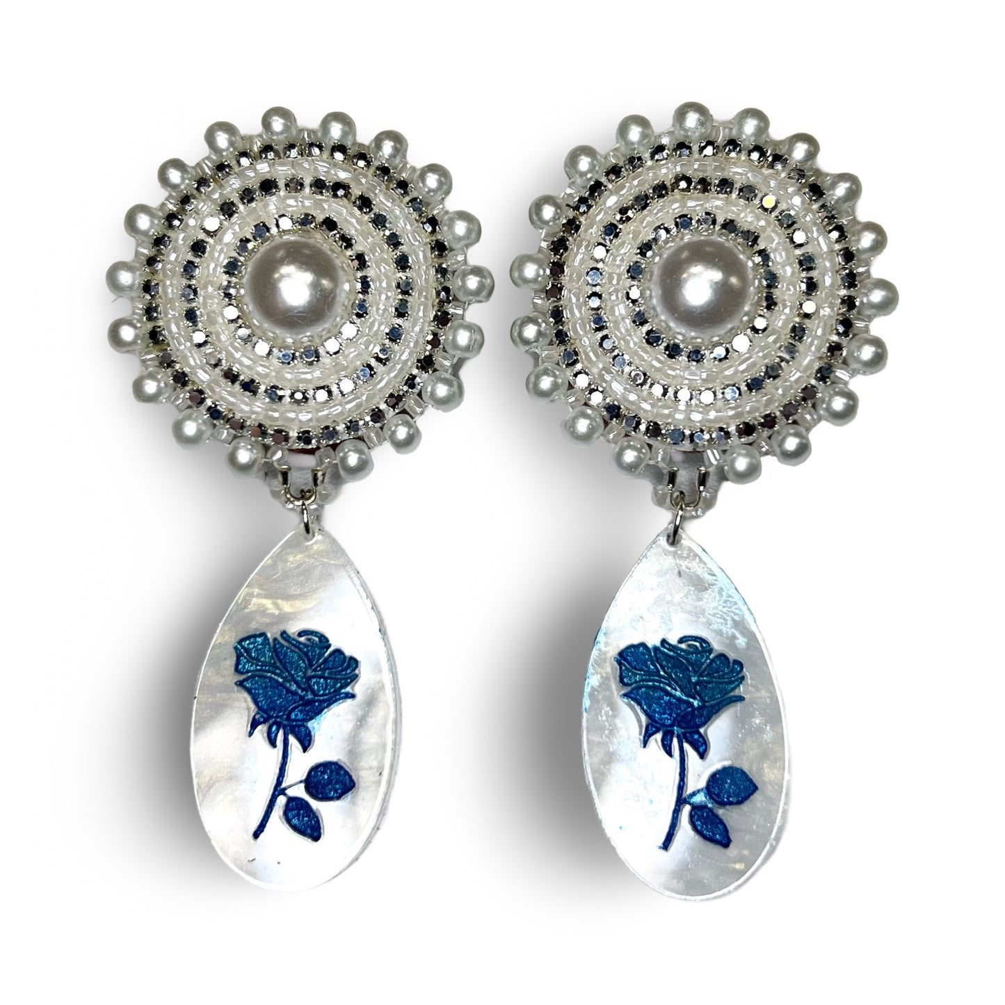 SBE White Cab Earrings