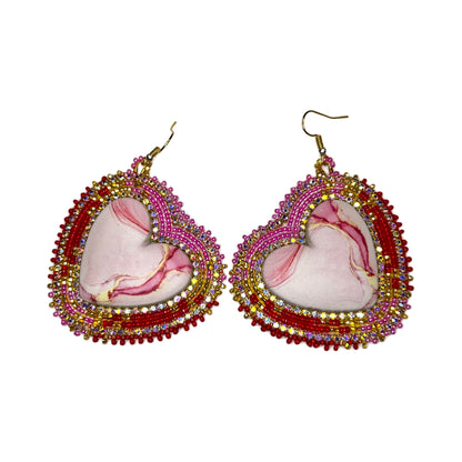 SBE Beaded Cab Earrings