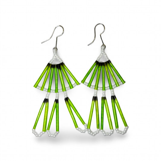 MRC Lime Quill Earrings