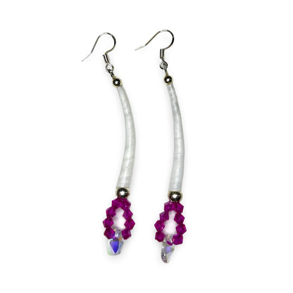 MH Single Dentalium Earrings