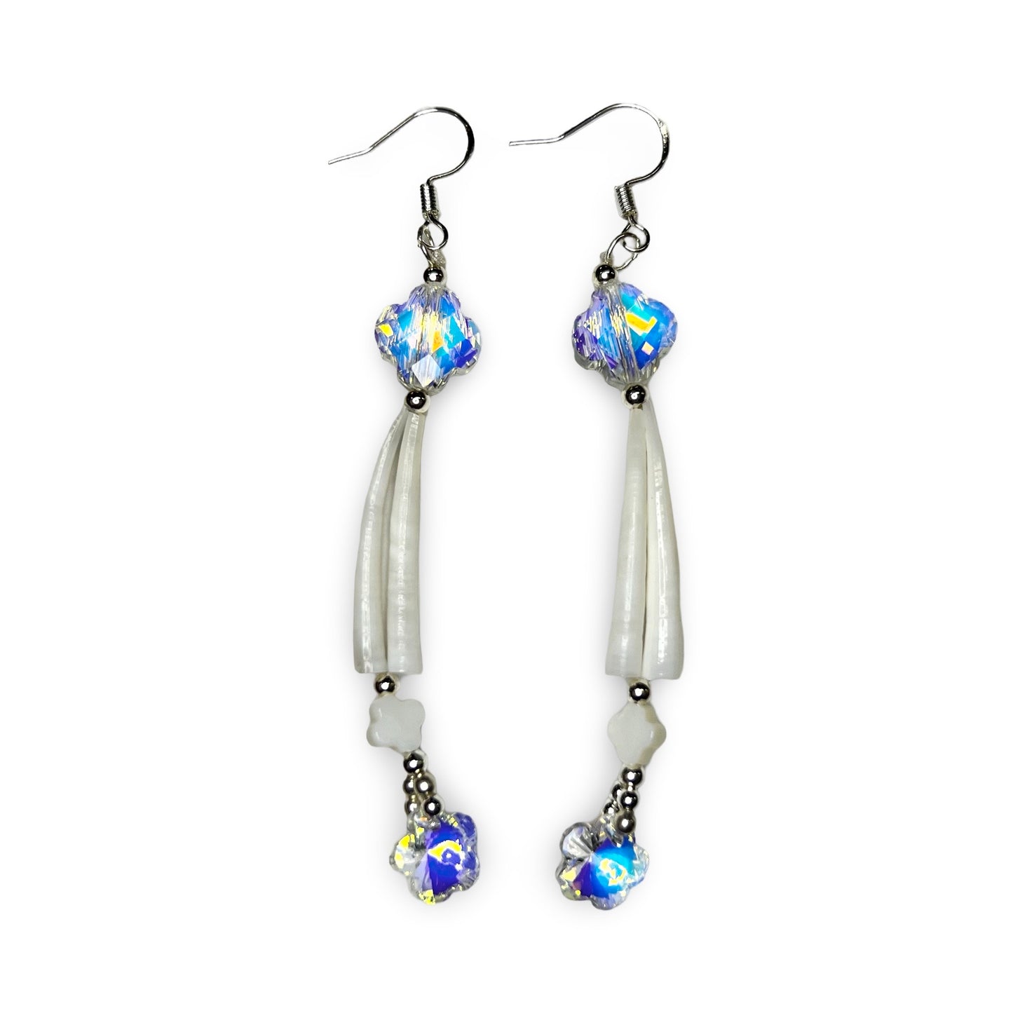 MH Charm & Dentalium Earrings