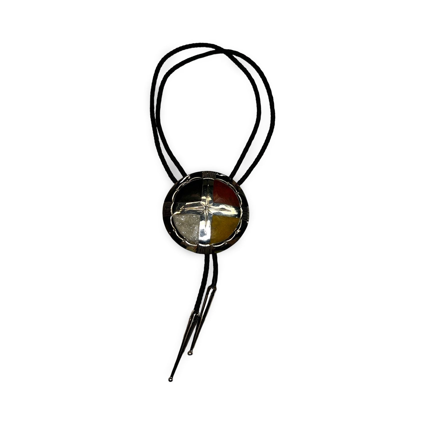 MZ Medicine Wheel Bolo Tie