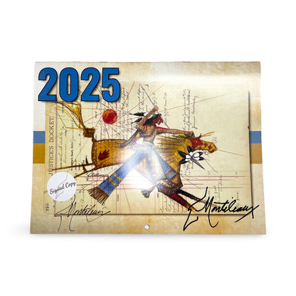 Donald Montileaux 2025 Ledger Calendar (Signed)