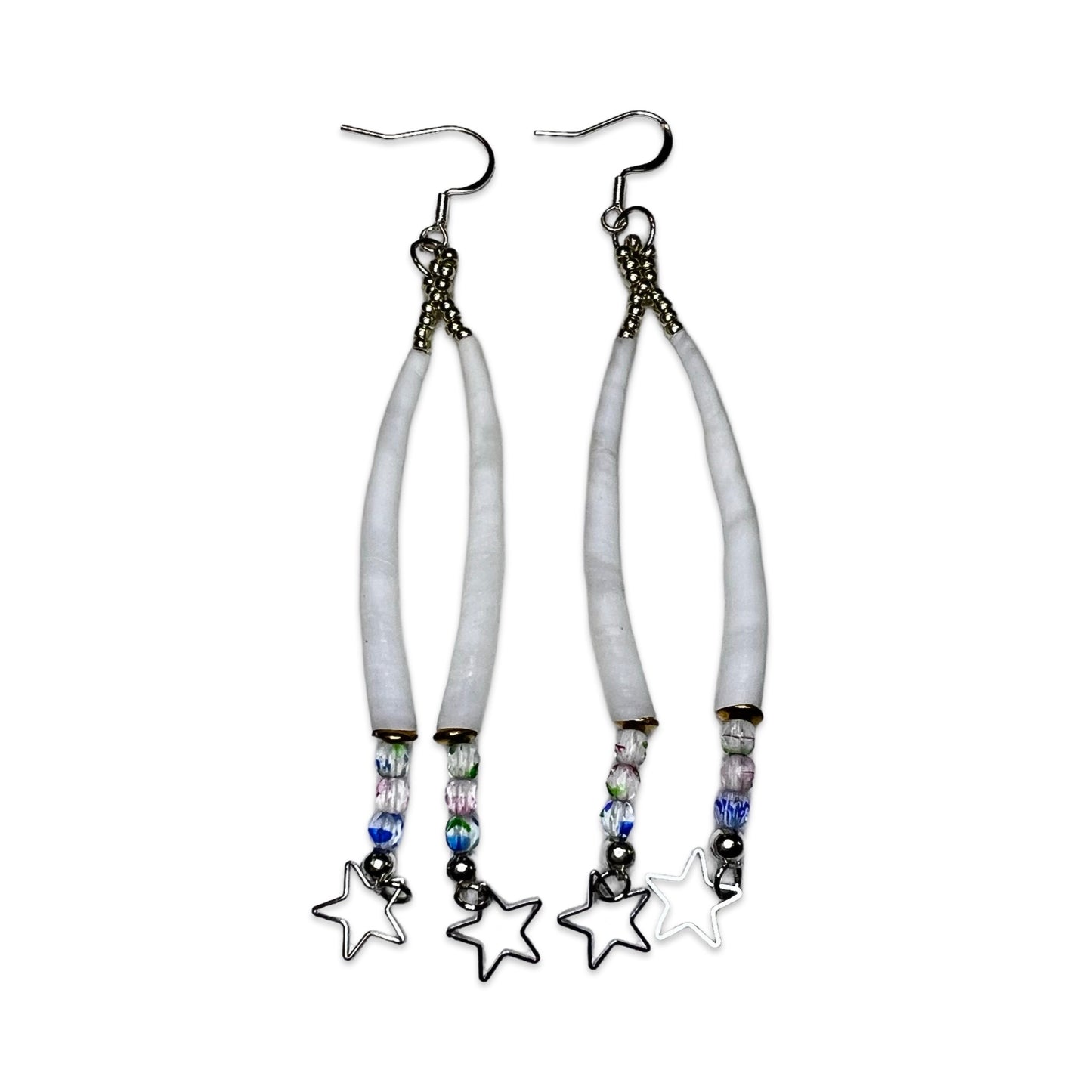 MH Star Dentalium Earrings