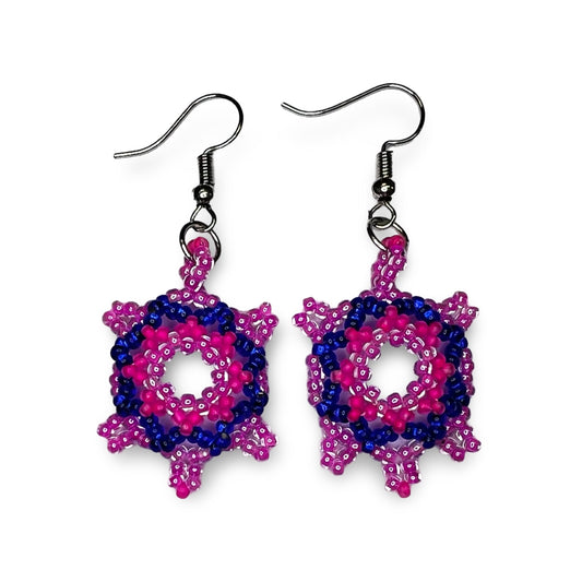 KEH Pink Turtle Earrings