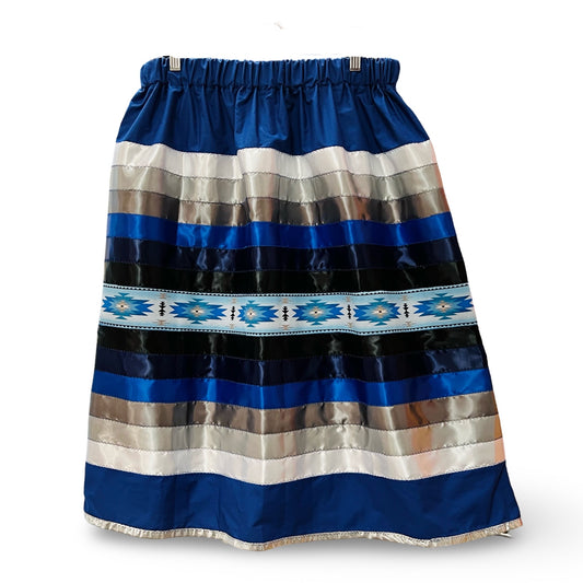 LLI Blue Geo Ribbon Skirt