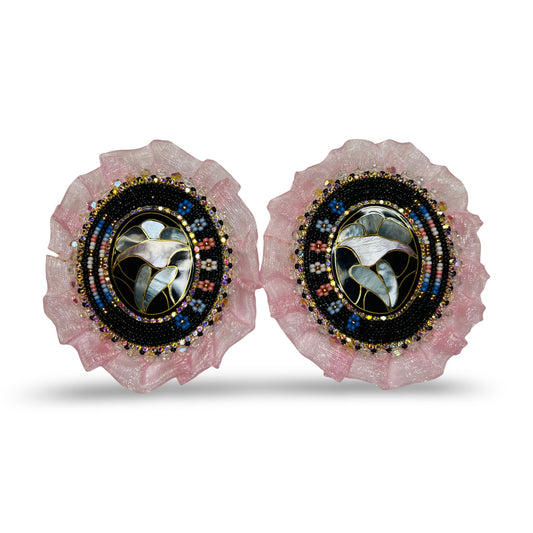 BBB Frill Beaded Earrings