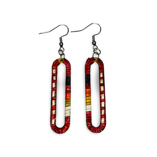 GRC Quill Brass Earrings