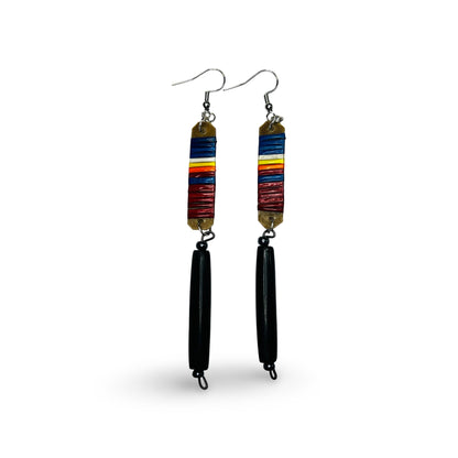ATB Quill & Buffalo Horn Earrings