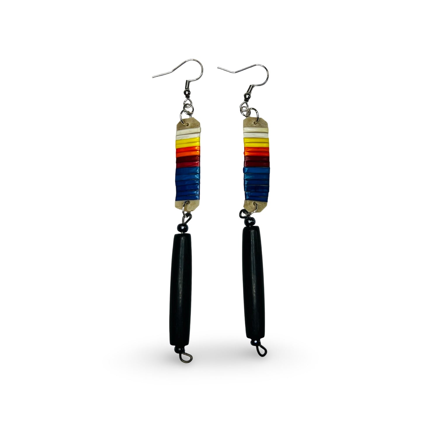 ATB Quill & Buffalo Horn Earrings