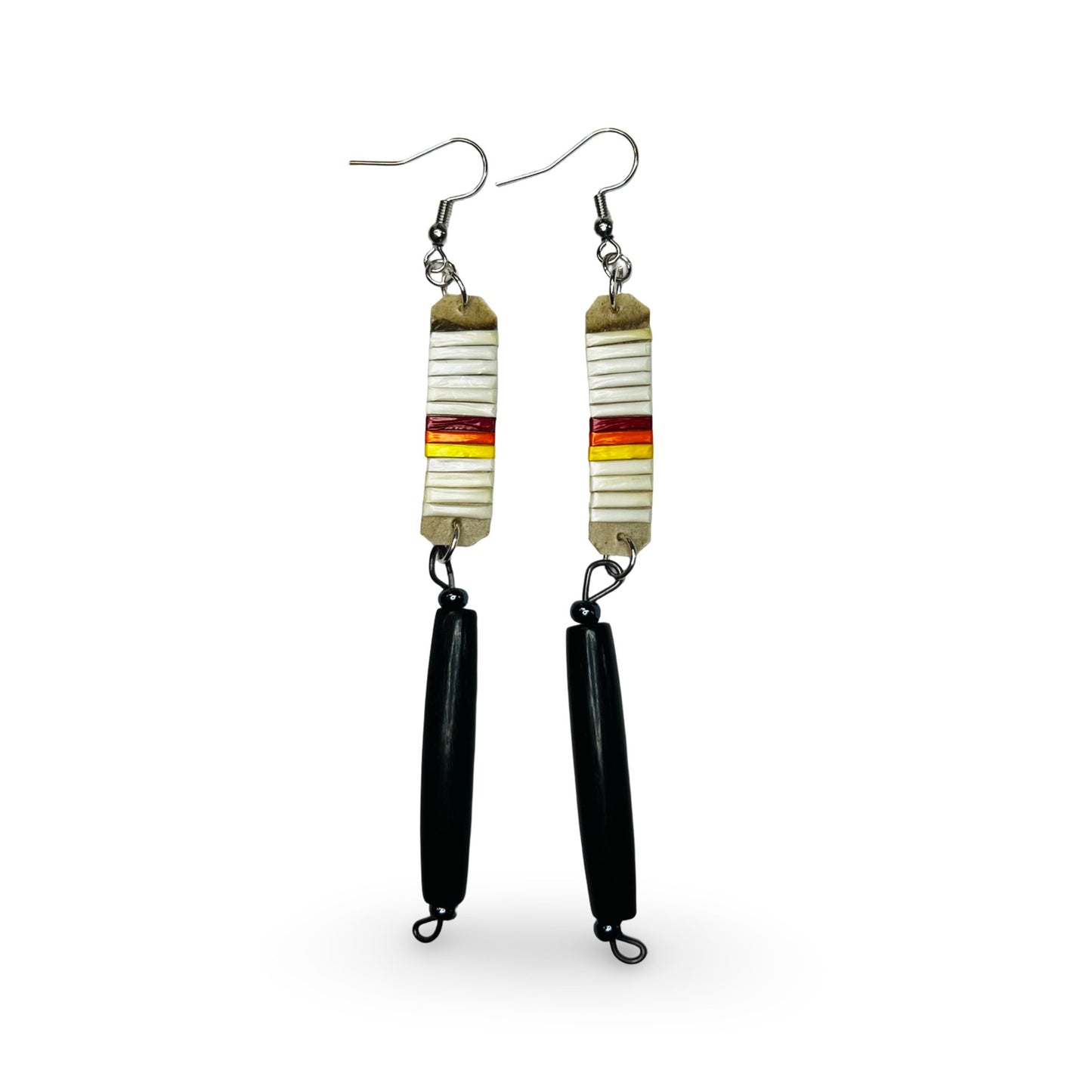 ATB Quill & Buffalo Horn Earrings