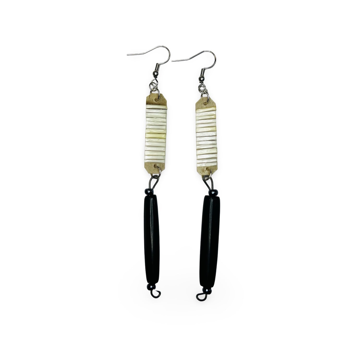 ATB Quill & Buffalo Horn Earrings