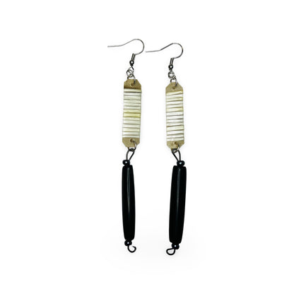 ATB Quill & Buffalo Horn Earrings