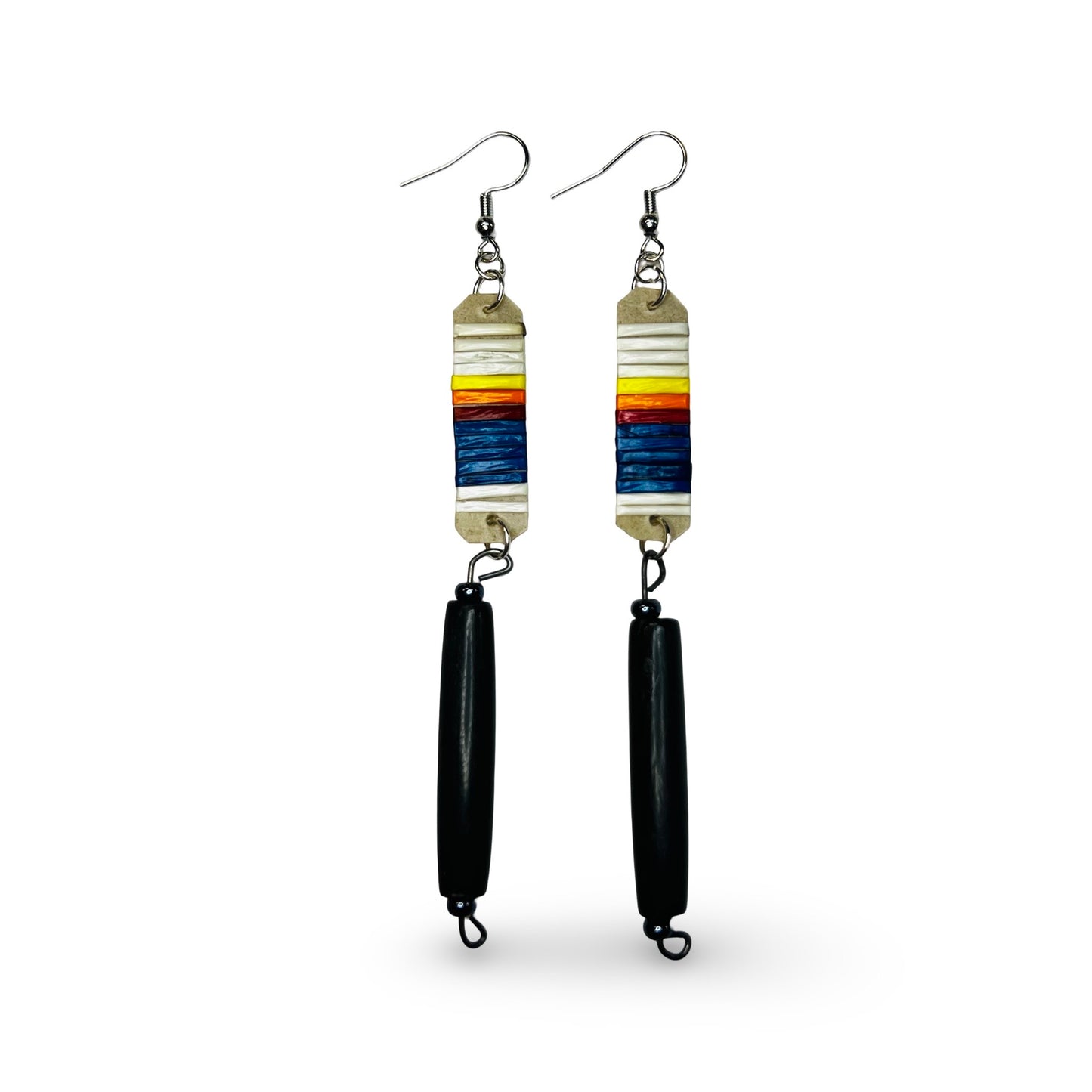 ATB Quill & Buffalo Horn Earrings