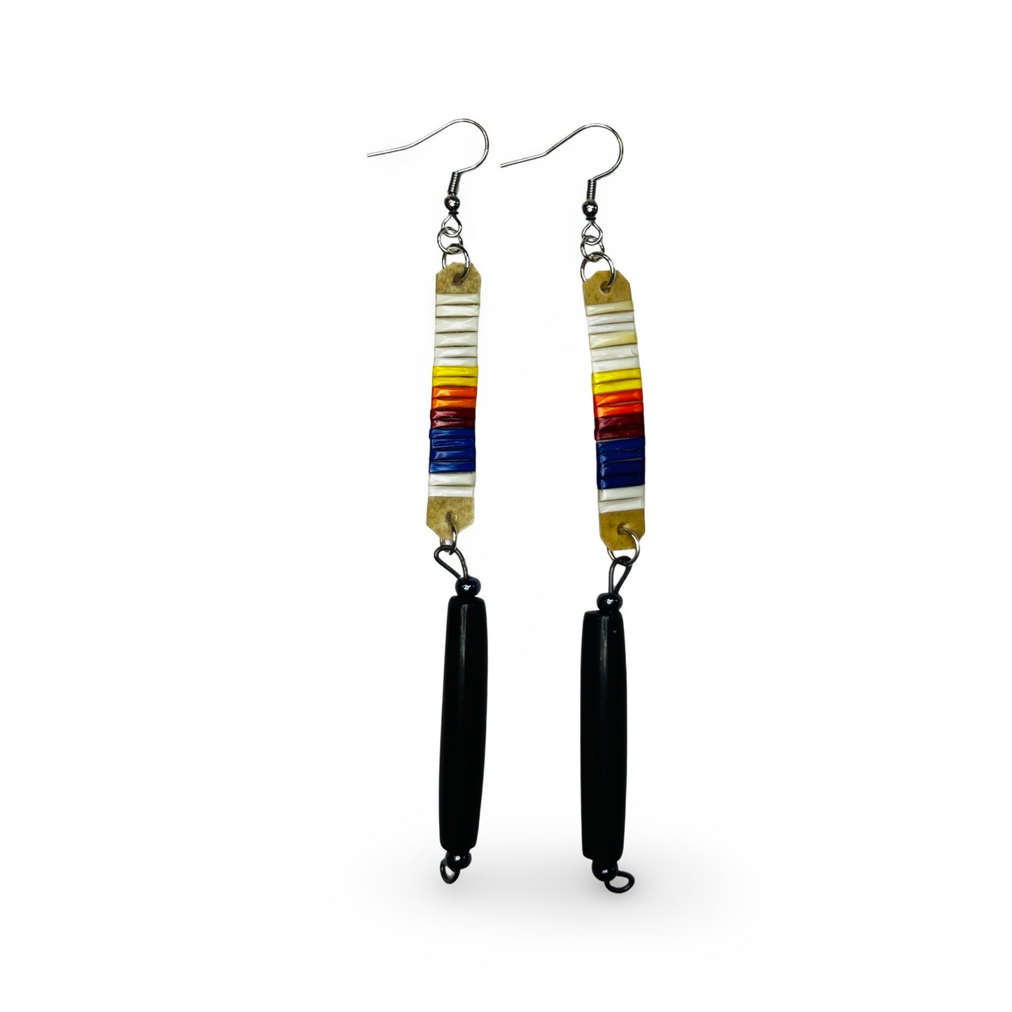 ATB Quill & Buffalo Horn Earrings