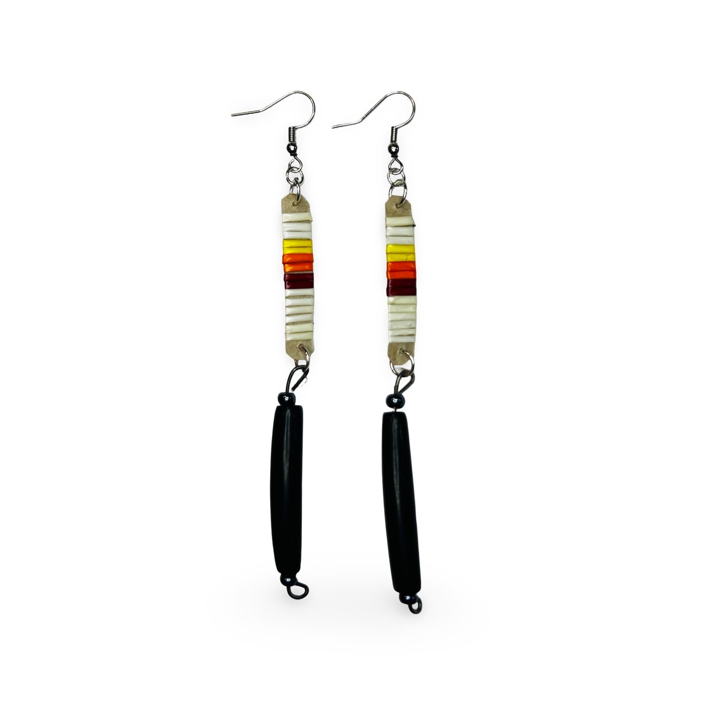 ATB Quill & Buffalo Horn Earrings