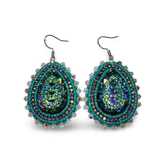 MH Medium Beaded Earrings