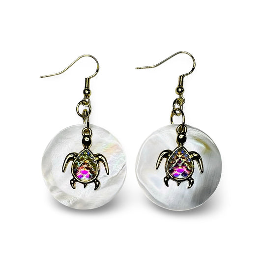 SBE Turtle & Shell Earrings