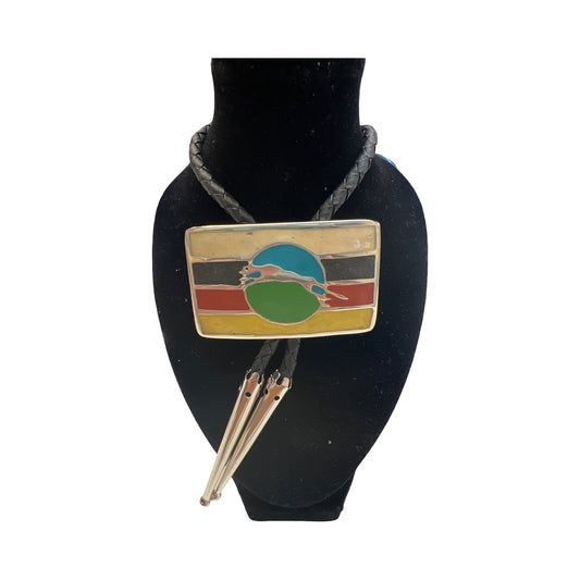 MZ Four Directions Flag Bolo Tie