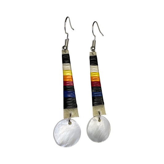 CRC Quill & Abalone Earrings