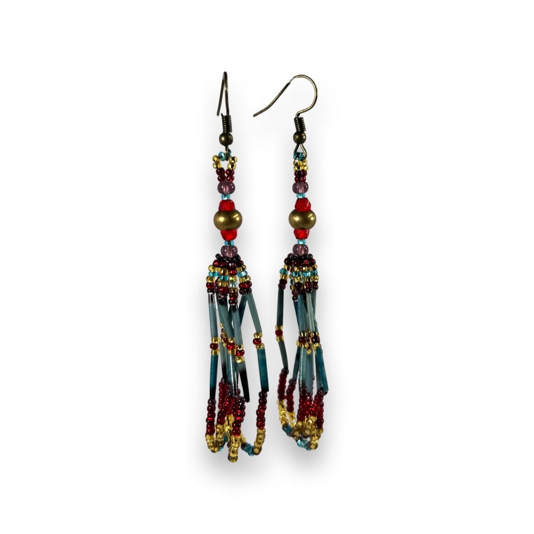 KT Bead and Quill Earrings