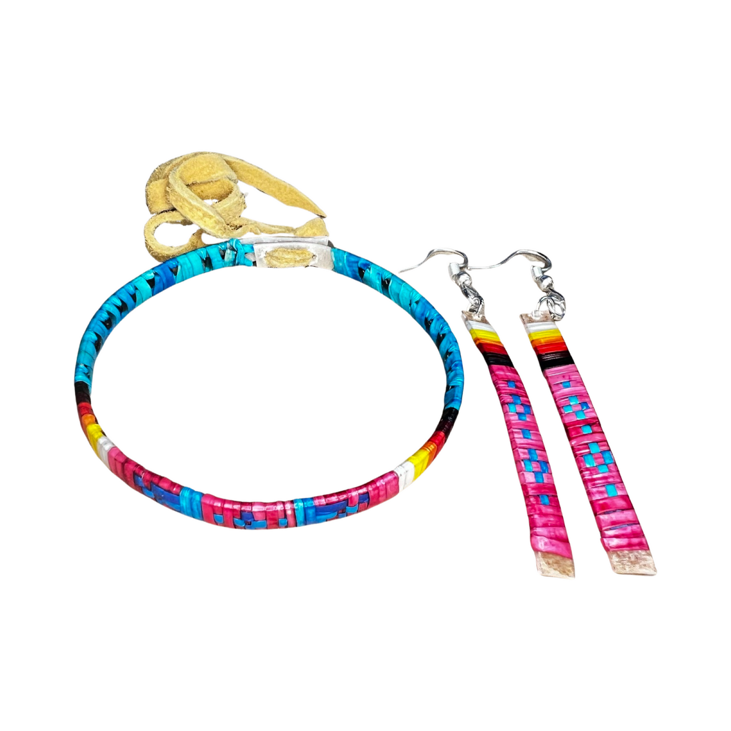 AP Quill Bracelet and Earrings Set